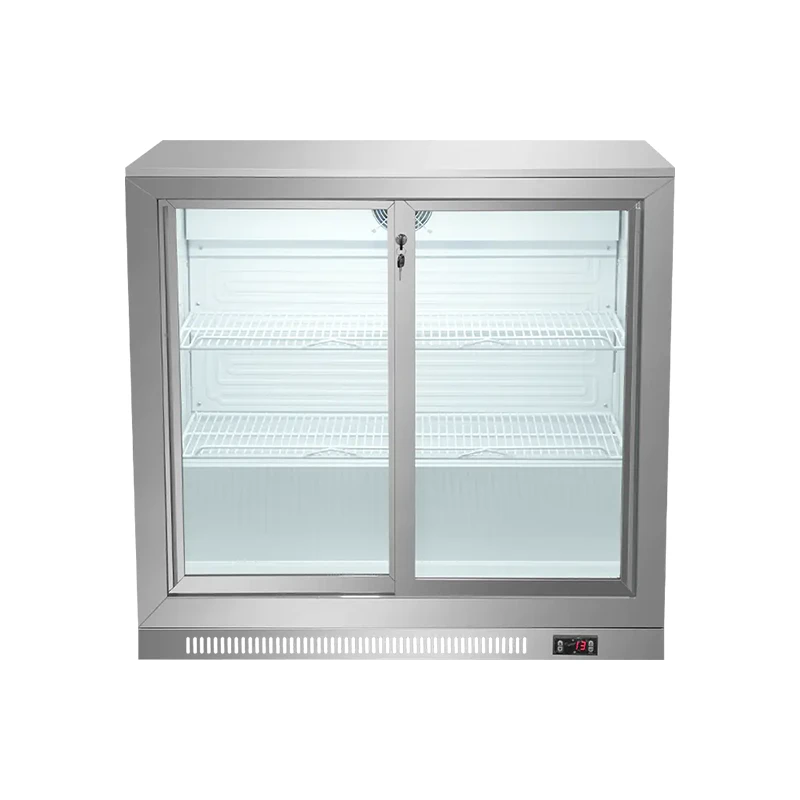 Double Beer Fridge With Sliding Doors best