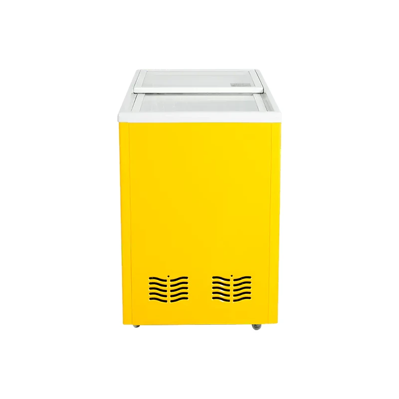 Flat Glass Ice Cream Freezer factory