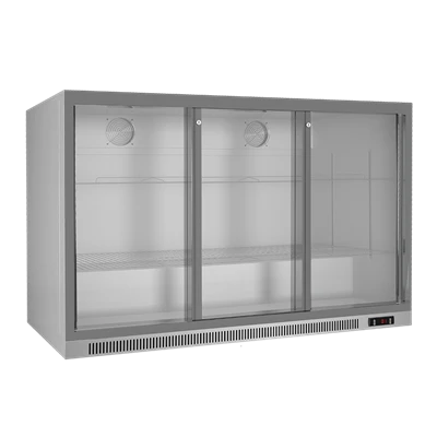 Triple Sliding Door Beer Refrigerator