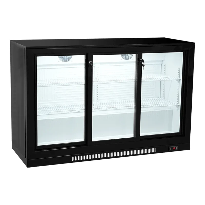 Triple Sliding Door Beer Cooler high quality